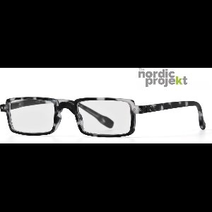 Nordic projekt NPAQ leesbril +1.50 - Zwart / Wit gevlekt