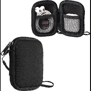 kwmobile hoesje voor draadloze oordopjes - Compatibel met in-ear Headphones - 6 x 9 cm - Beschermhoesje van neopreen