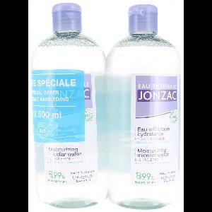Eau Thermale Jonzac Organic Hydraterend Micellair Water Set van 2 x 500 ml Speciale Aanbieding