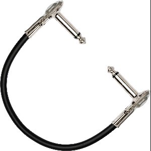 Hosa IRG-100.5, gitaar patch kabels, Low-profile met haakse jack pluggen, 6 in / 15 cm