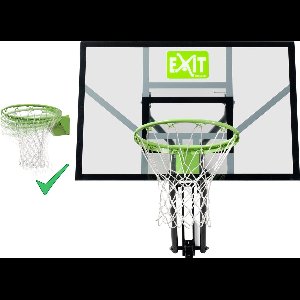 EXIT Galaxy basketbalbord voor muurmontage met dunkring