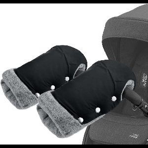 Nevolis Handwarmer voor kinderwagen extra lang waterdicht winddicht universele maat voor kinderwagen buggy fietsaanhanger met thermovoering voor warme handen. .