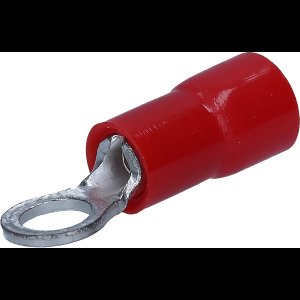 100 stuks Cembre RF-M3.5 ringkabelschoenen geïsoleerd M3,5 rood 0,25-1,5 mm² I industriële kwaliteit