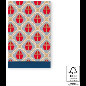 25 cadeauzakjes mijter 12x19cm- sinterklaas Luxe