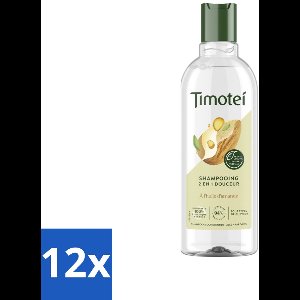 12 x Timotei - Shampoo - Amandelolie - 2in1 - Alle haartypes - 300ml - 2in1 Shampoo - Shampoo Conditioner - Amandelolie Shampoo - Haarverzorging - Zachte Shampoo