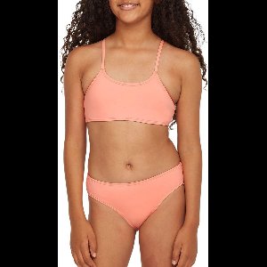 O'Neill Meisjes Bikini Set ESSENTIALS BRALETTE Koraal Roze - Maat 164