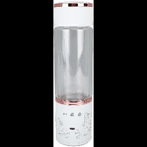 350ml Hydrogen Water Bottle Generator, 5000ppb Glasses Water ionizer Hydrogen Rich Water Glass Health Cup for Home Office Travel, USB Valentine's Day Gifts for Him Hair