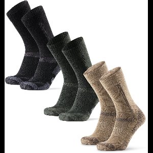 DANISH ENDURANCE Wandelsokken met Merino Wol Dames en Heren - anti blaren & ademend - 3 paar - Maat 35-38