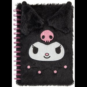 Paladone Products Sanrio Notebook Kuromi Fluffy Stationery
