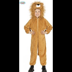 Fiestas Guirca Verkleedpak Leeuw Junior Bruin Maat 110/116