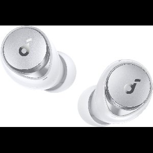 Soundcore by Anker Space A40 Adaptief Actief Ruisonderdrukkende Draadloze Oordopjes , 50H Totale speeltijd, 10H Single Charge speeltijd, LDAC Hi-Res Sound, Comfortabele pasvorm, 6 microfoons, Draadloos Opladen, Snel Opladen