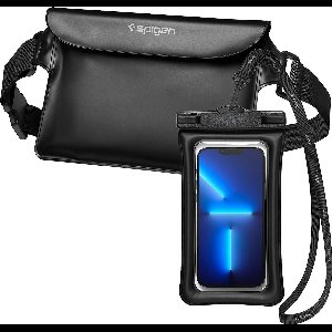 Spigen A621 waterdichte hoes - voor telefoon - IPX8-gecertificeerd - zilver