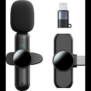 Techvavo® Draadloze Microfoon - Dasspeld Microfoon - USB C & iPhone - Lavelier Microfoon - Plug & Play