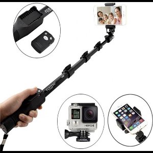 Statief Monopod Selfie Stok 3in1voor Telefoon en GoPro Inclusief afstandbediening - Selfie Stick – Monopod – Statief -  Fairco