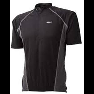 SHIRT AMADOR XXL AGU BLACK/GREY KORTE MOUW