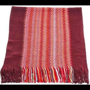 Rode gestippelde katoenen A-lijn jurk