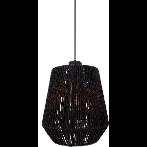 EGLO Persley Hanglamp - E27 - Ø 22 cm - Zwart - Papier