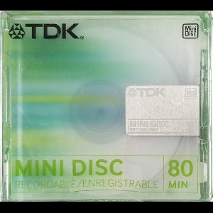 TDK Recordable Mini Disc Green 80 Min