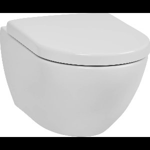 Ben Segno Hangtoilet - met Toiletbril - Xtra Glaze+ Free Flush Wit - WC Pot - Toiletpot - Hangend Toilet