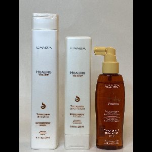 L'anza Healing Volume Thickening set - Shampoo 300ml & Conditioner 250ml & Treatment 100ml - voller haar - geeft volume