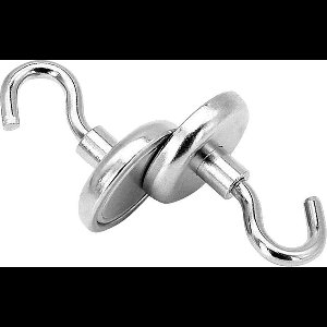 Magnetische Haakjes - Ophanghaken - 2 stuks - Grote Sterke Magnetische Haken -  Krachtige Haak Magneet - Voor Koelkast, Verwarming, Garage, Whiteboards