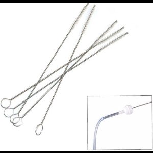 Hiden - Schoonmaakborstels - Buizen - Tubes - Aquarium accessoires - Keuken - Rietjes - Flessenborstel - Handborstel - 5 stuks