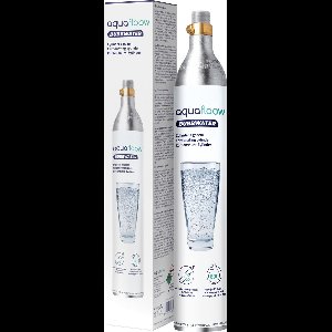 AquaFloow, gascilinder, CO2 cilinder voor sodamaker, koolzuurcilinder reserve, geschikt voor AquaFloow Bubbwater, cilinder, herbruikbaar, 60L, 1stk