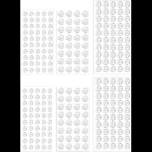 ByShane - Silicone Deur Stootkussens 264 Stuks - Kast Deur Buffers Zachte Sluitpads - Transparante Siliconen Pads voor Meubels - Geluiddempende Kast Deurstopper - Bescherming Tegen Stoten.