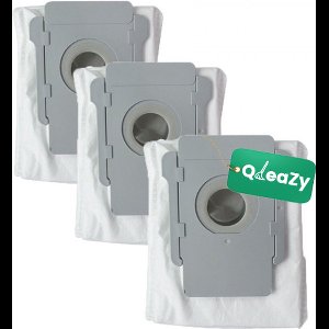 3x stofzuiger zakken geschikt voor iRobot Roomba i7+ S9+ J9+ j7+ plus E5 E6 wegwerpbaar robot stofzuiger | QleaZy