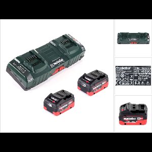 Metabo basisset met 2x accu LIHD 5,5 Ah + ASC 145 DUO dubbele oplader