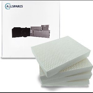 AllSpares Luchtfilter (4 St.) voor Luchtbevochtigers geschikt voor Stadler Form Oskar / Karl (220x173x35mm)