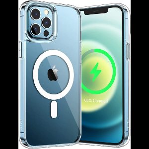 Xtabarya Hoesje Geschikt voor iphone 15 Pro Hoesje Magnetisch met HaloLock Ring , Transparant cover Geschikt voor iPhone 15 Pro - Doorzichtig