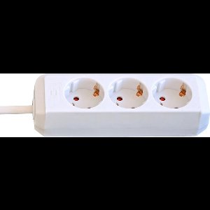 Eco-Line 3-voudig wit 5m H05VV-F 3G1,5