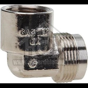 Easyfiks Comfort-aansluiting Gas aansluitkoppeling 1/2 knie, haaks