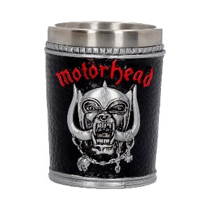 Nemesis Now B4122M8 Motorhead Shot Glass 7cm Black, Resin w/Stainless Steel Insert