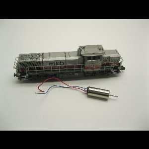 micromotor NH003 motor ombouwset voor Hobbytrain G 1000 BB, G 1700, Am 842, Am 843, HLD 77, Rh 2070