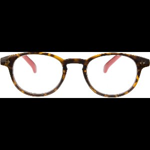 Noci Eyewear RCR003 Boston leesbril +3.00 - Demi montuur, rode poten