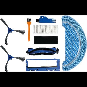 PARTS4® Robotstofzuiger vervangingsset geschikt voor Cecotec Conga 1090 serie | 9-delige set met middenborstel, zijborstel (2 x), HEPA filter, schuimfilter, borstel, borstelbescherming & kam