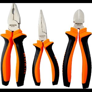WOKIN 3-DELIG TANGENSET Met Combinatietang Kniptang En Langbektang
