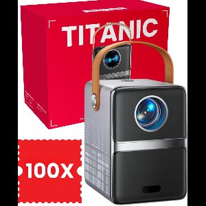 STOBE® TITANIC MINI BEAMER - BULK INKOOP - Leverancier voor mini projector - kleine beamer - 100 tot 500 stuks