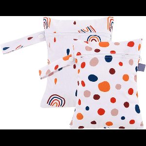 Set van 2 Waterdichte Nattassen voor Kleuterschool en Onderweg