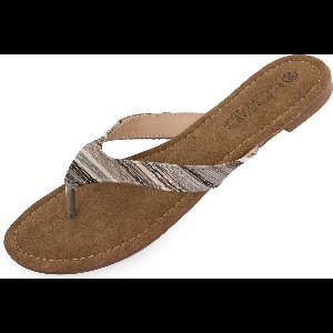 Damesslippers loap herba bruin 38