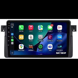 Geschikt voor BMW E46 3-Serie (1997 t/m 2006) | 4+64GB 8-CORE | 9 inch Android 15.0 CarPlay autoradio | Draadloos CarPlay & Android Auto | Mic, Camera (AHD) & DAB+ | Bluetooth & WiFi | NAVIBOP NB-4065 | Bouwjaar 1997 t/m 2006