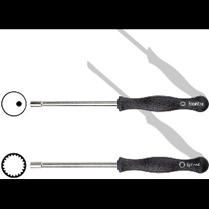 Carburateurafstelgereedschap 21-tands schroevendraaier + cirkelschroevendraaier voor 2-takt kettingzaag, trimmer, grasmaaier, kantensnijder en blazer (verpakking van 2)