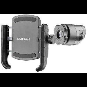 Interphone Cellularline Quiklox Achteruitkijkspiegel Telefoonhouder Zilver