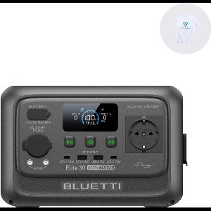 BLUETTI Elite 30 V2 600W 288Wh Powerstation- ≤10 ms Pro-Grade UPS Backup-Back-up voor thuis-140 W PD snelladen-TurboBoost-opladen-<30 dB fluisterstille werking-LFP-batterij-Kamperen-Tot 1500 W hefvermogen-USB-C-poort met PD 3.1-protocol-off-grid reis