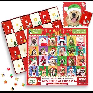 Mmgoqqt - 24-Dagen - Adventskalender - Aftelkalender - Puzzel - Kerstmis Legpuzzel Voor Volwassenen - Kleurrijk - Mozaiek Glas-In-Lood Model - Woondecoratie En OntspanningsFunctioneel