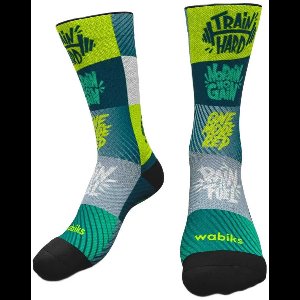Wabiks One More Rep Crewsokken Groen EU 43-46 Man,Vrouw