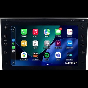 Geschikt voor Opel Vectra C - Zwart (2002 t/m 2009) | 7 inch Android 15.0 CarPlay autoradio | Draadloos CarPlay & Android Auto | 2GB RAM + 32GB | Mic, Camera (AHD) & DAB+ | Bluetooth & WiFi | NAVIBOP NB-1752 | Bouwjaar 2002 t/m 2009