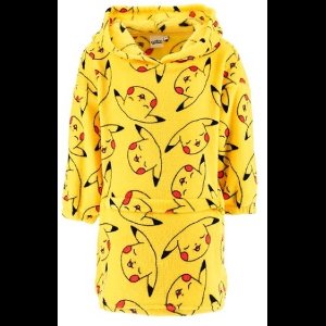 Pokemon - Hoodie - Maat 128 - Geel - Pokémon - Snuddie - Poncho